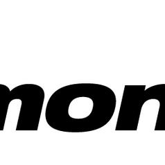 Logo von Mondi: orangefarbene, stilisierte Pfeilform links und schwarzer Schriftzug "mondi" rechts.