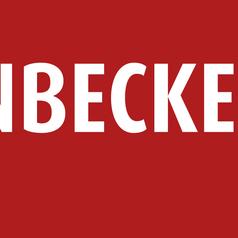 Rotes Hintergrundbild mit dem Wort "GIEVENBECKER" in großer, weißer Schrift und "Magazin vor Ort" in kleinerer Schrift.