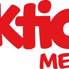 Logo von Aktion Mensch in roter Schrift auf weißem Hintergrund. Die Buchstaben sind fett und unterschiedlich gestaltet.