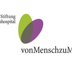 Logo der Stiftung Magdalenenhospital mit den Schriftzügen "Stiftung Magdalenenhospital" und "vonMenschzuMensch".